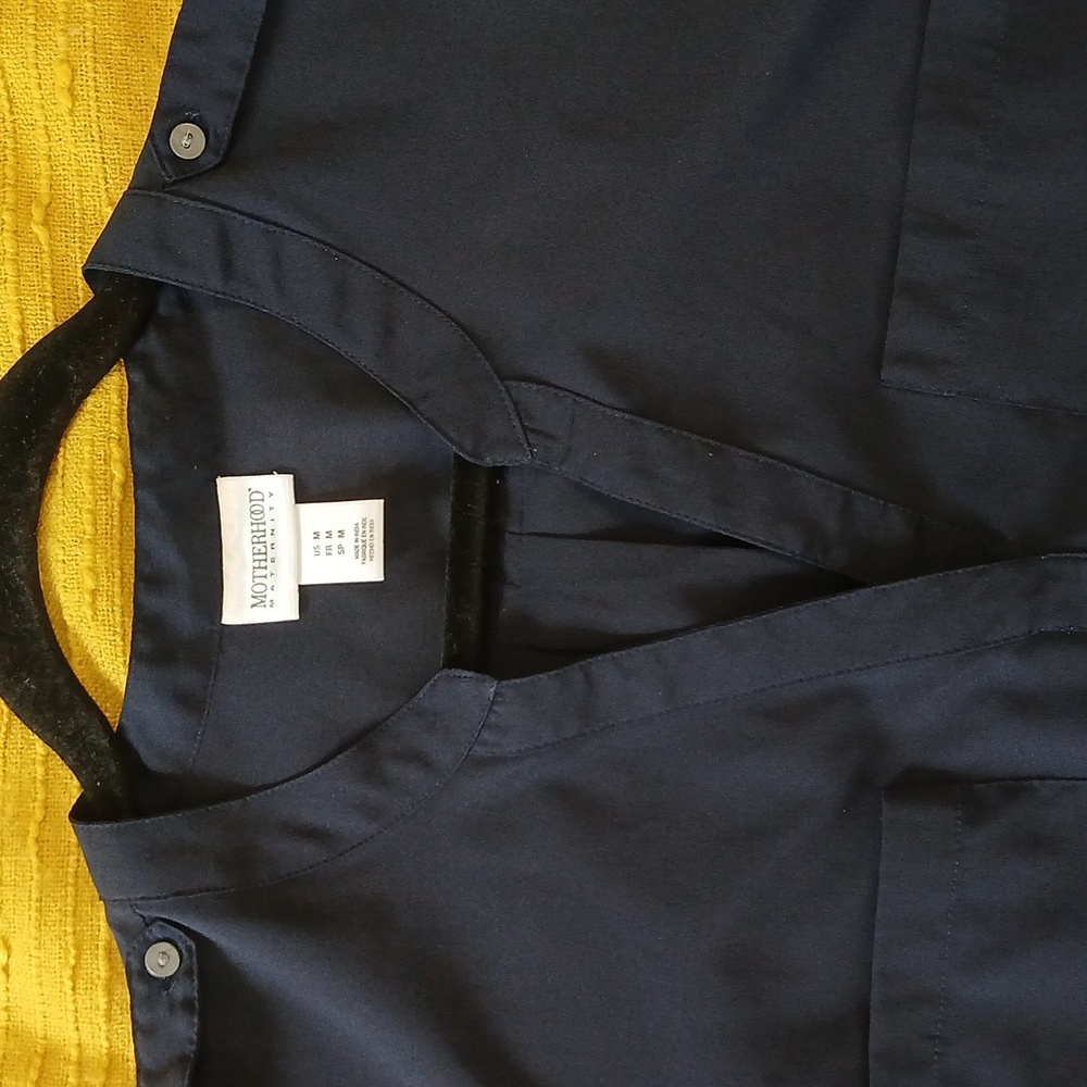 Motherhood Maternity Size M Navy Blue Tunic - Picture 7 of 10